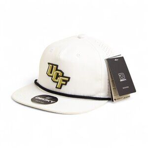UCF Knights 3D Perforated Rope Hat- White/ Black